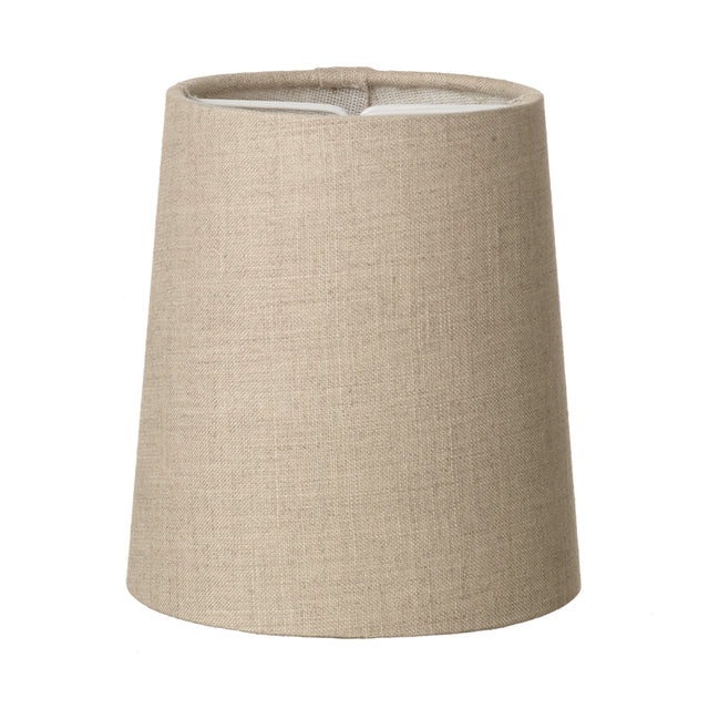 Byron Natural Linen Candle Shade 11cm