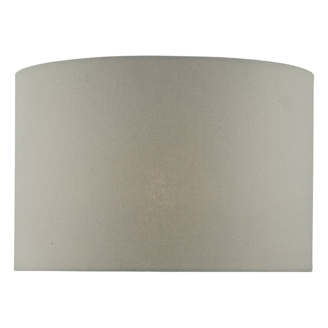 Cassandra Grey Cotton Drum Shade 40cm