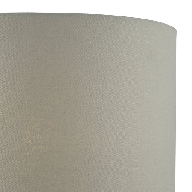 Cassandra Grey Cotton Drum Shade 40cm