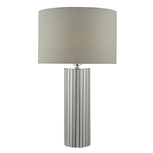 Cassandra Table Lamp Polished Chrome With Shade