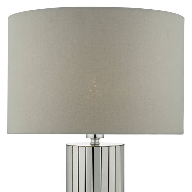 Cassandra Table Lamp Polished Chrome With Shade