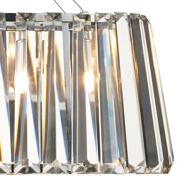 Cecilia 3 Light G9 Oval Linear Pendant Bar