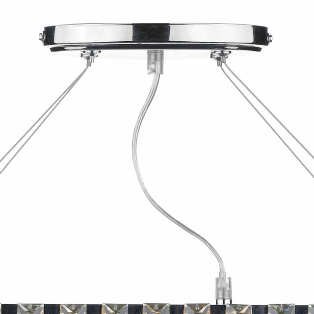 Cecilia 3 Light G9 Oval Linear Pendant Bar