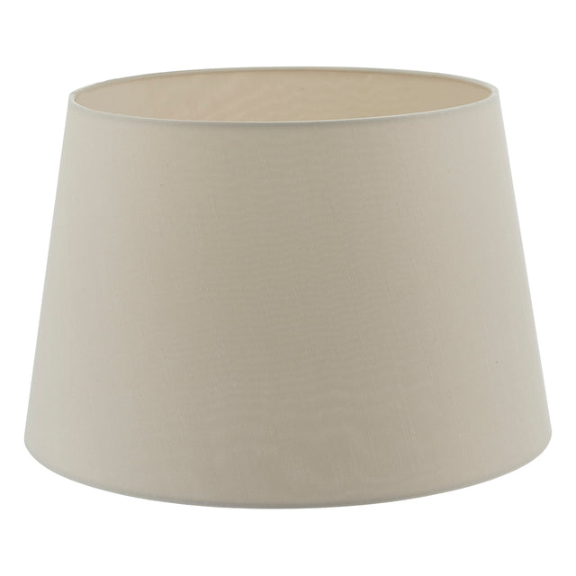 Cezanne Ecru Faux Silk Tapered Drum Shade 35cm