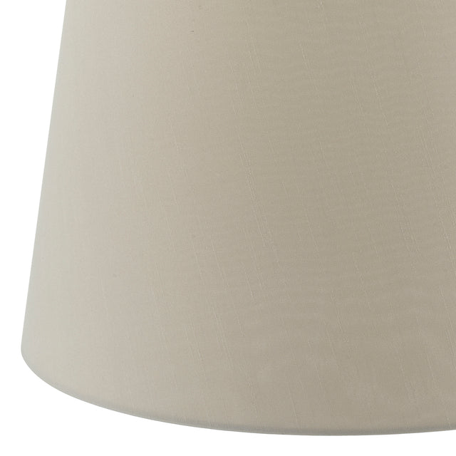 Cezanne Ecru Faux Silk Tapered Drum Shade 35cm