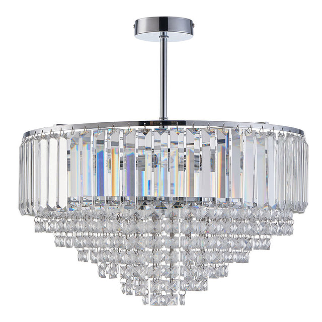 5L ARLES POLISHED CHROME PENDANT