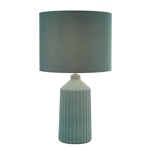 Chloris Large Table Lamp Green With Shade