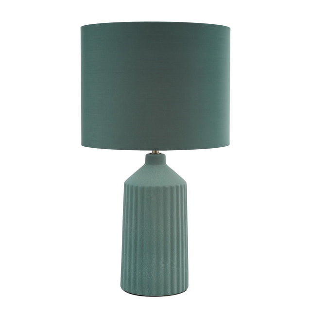 Chloris Large Table Lamp Green With Shade