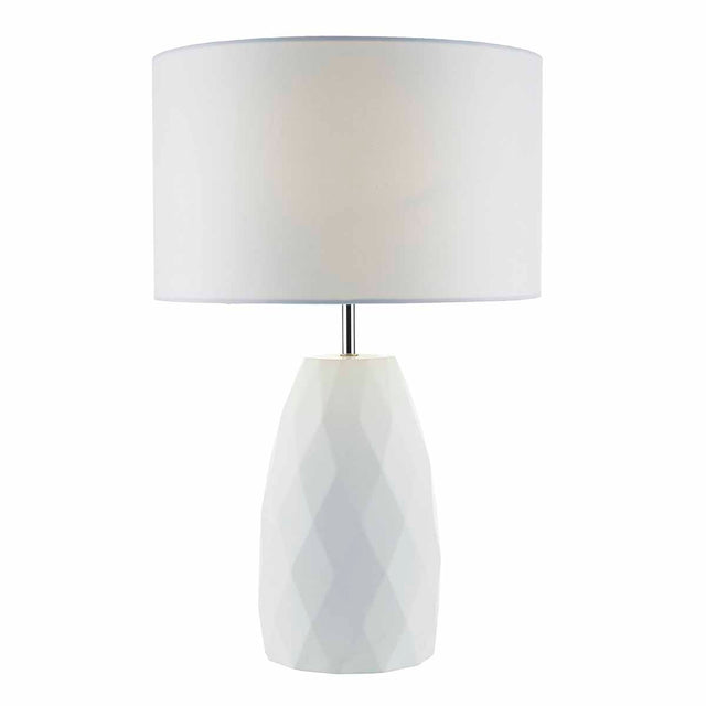 Ciara Table Lamp White With Shade