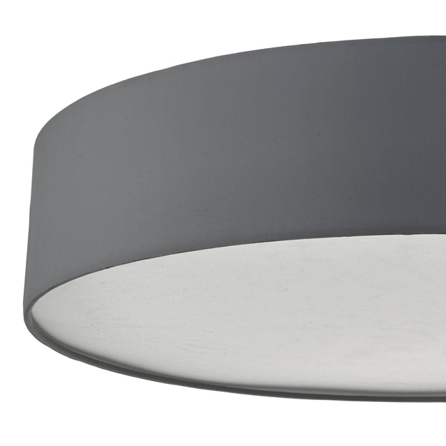 Cierro 6 Light Flush Grey 80cm