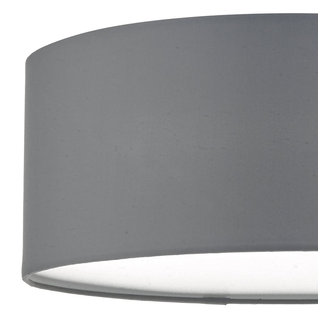 Cierro 3 Light Flush Grey 40cm