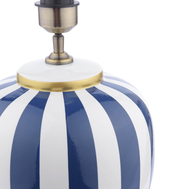 Circus Ceramic Table Lamp Blue & White Base Only