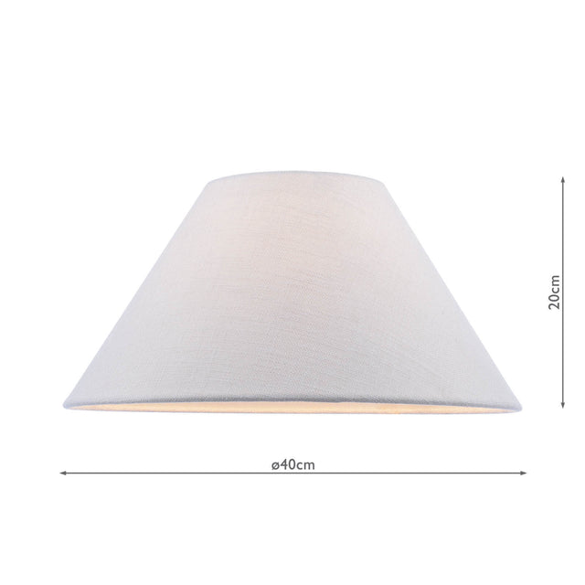 Cleo Natural Linen Coolie Shade 40cm