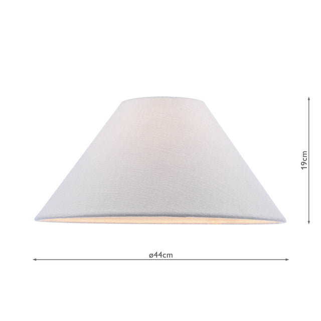 Cleo Natural Linen Coolie Shade 44cm