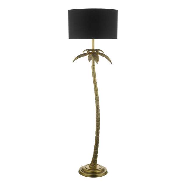 Coco Floor Lamp Antique Gold With Shade