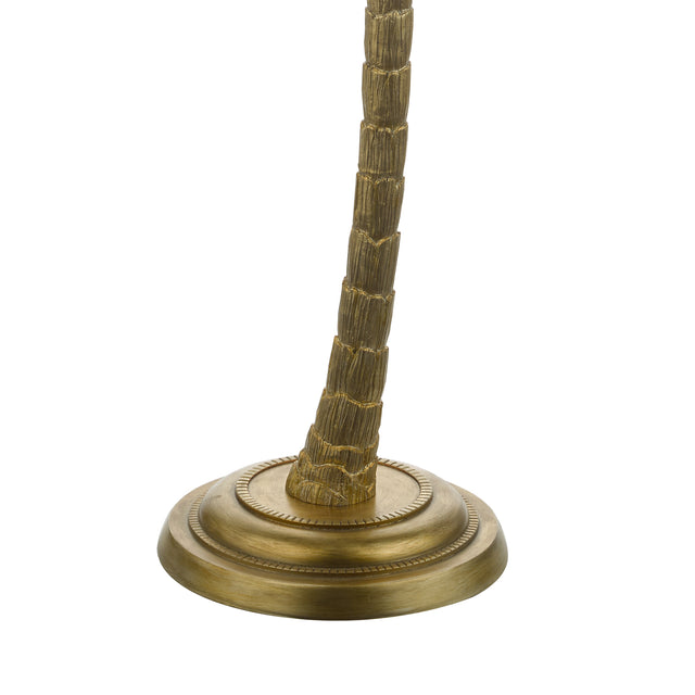 Coco Floor Lamp Antique Gold With Shade