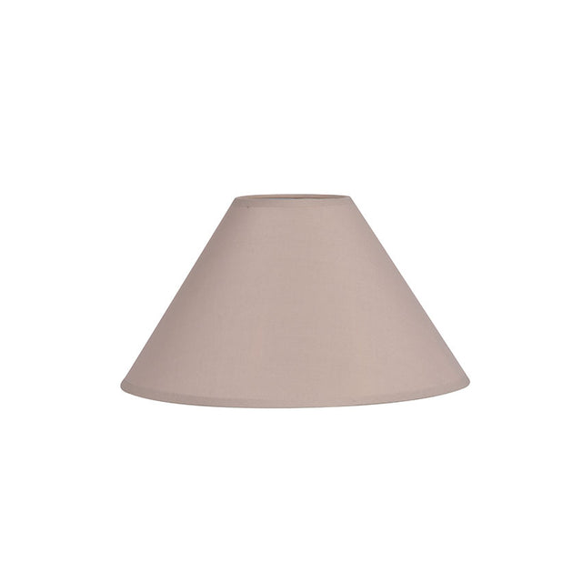 TAUPE PLAIN LINEN COOLIE SHADE