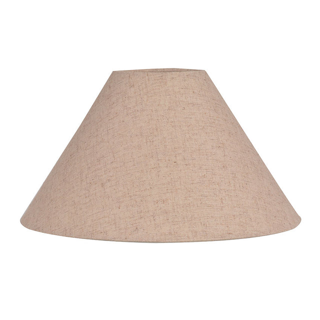 OATMEAL PLAIN LINEN COOLIE SHADE