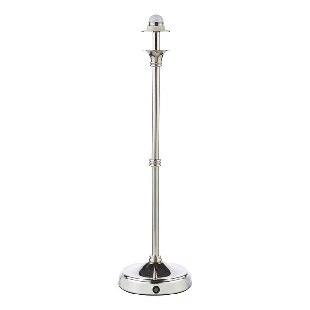 Dahl Rechargeable Table Lamp Polished Nickel Base Only LED