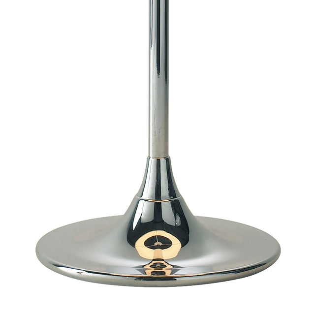 Delta Table Lamp Polished Chrome With Shade