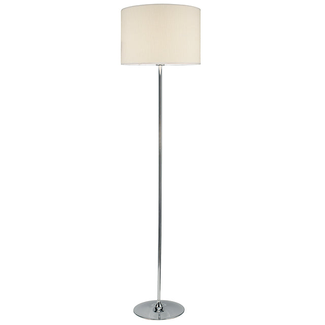 Delta Floor Lamp Polished Chrome With Shade