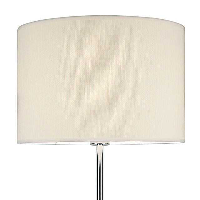 Delta Floor Lamp Polished Chrome With Shade