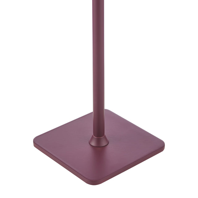 Derrick Rechargeable Outdoor Table Lamp Satin Purple LED IP54