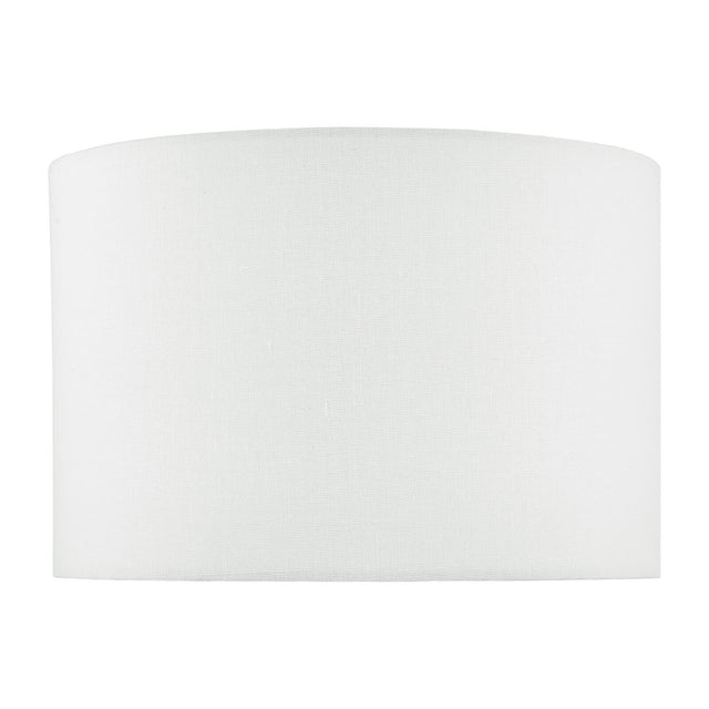 Dolce White Cotton Drum Shade 30cm