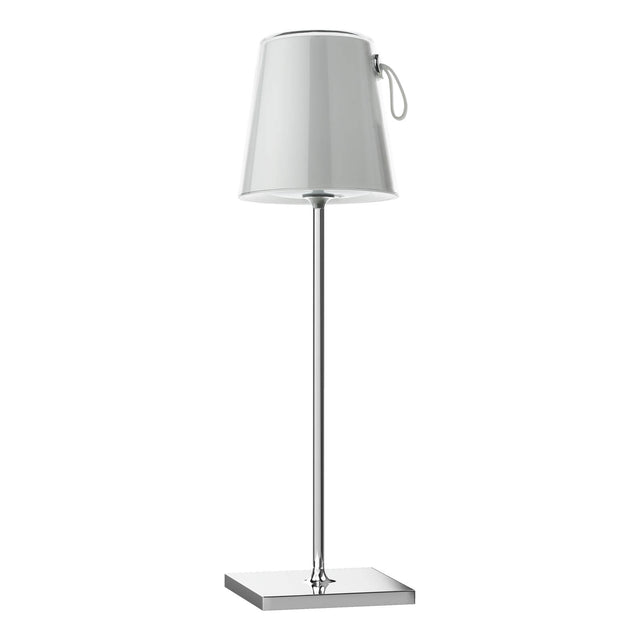 Egor Rechargeable Table Lamp Polished Chrome and Colour Changing LED