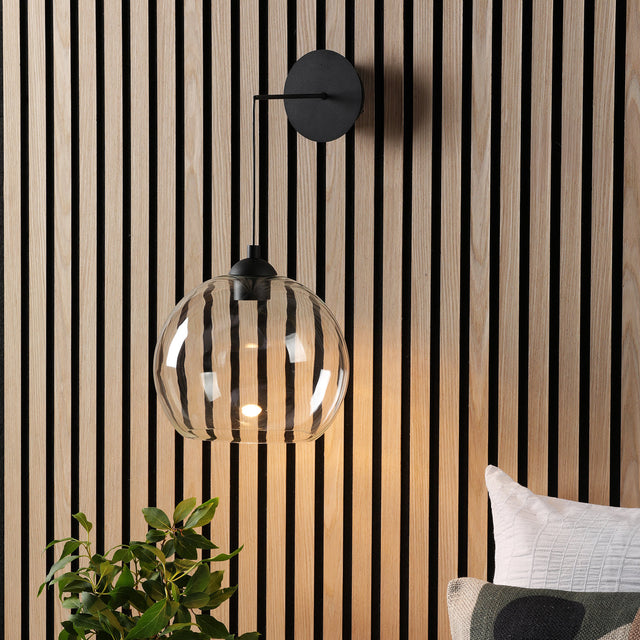 Eileen Pendnant/Wall Light Matt Black LED Fitting Only