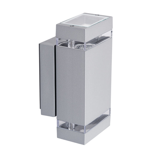 ALTA GREY 2 LIGHT SQUARE UP/DOWN WALL LIGHT