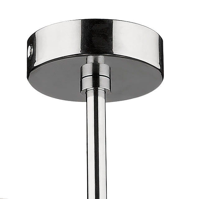 Elba Bathroom 5 Light Semi Flush Polished Chrome IP44