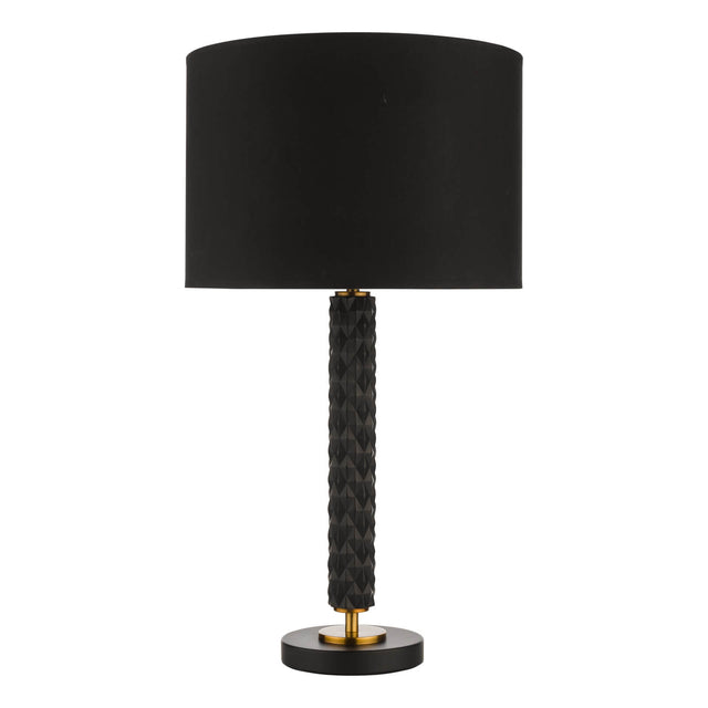 Emani Table Lamp Black Aged Gold Base Only