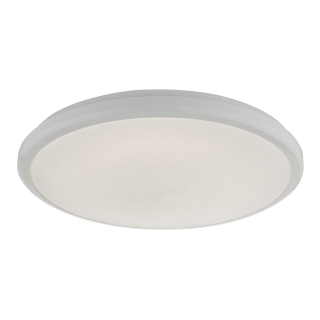 Emmett Bathroom Flush White Acrylic IP44 LED