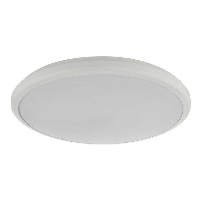 Emmett Bathroom Flush White Acrylic IP44 LED