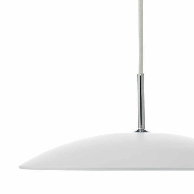 Enoch Pendant White Stainless Steel LED