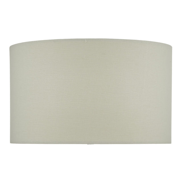 Esarosa White Linen Drum Shade 37cm