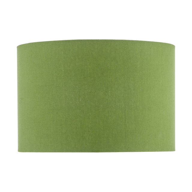 Etzel Green Linen Drum Shade 30cm