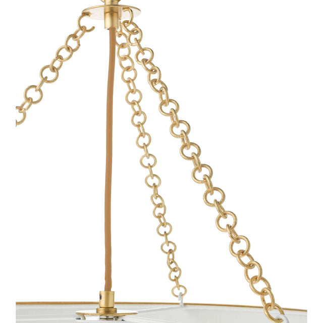 Fenella 5 Light Pendant Gold Leaf