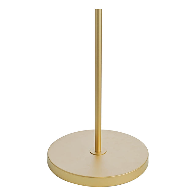 Fenella 3 Light Floor Lamp Gold Leaf and Seagrass