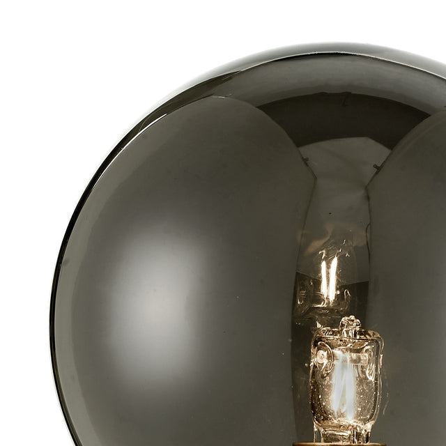 Feya Wall Light Polished Chrome Smoked Glass