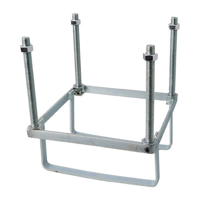 Foundation frame, square in galvanised steel