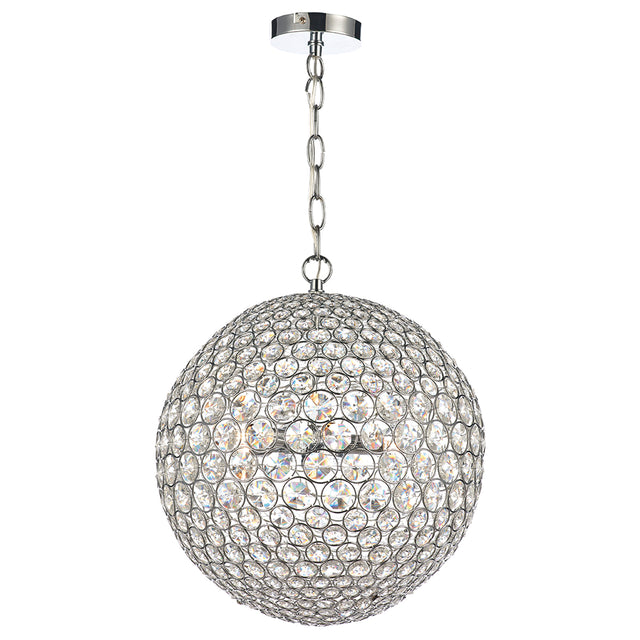 Fiesta 5 Light 35CM Pendant Polished Chrome