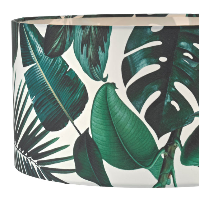 Filip Green Leaf Print Easy Fit Shade 35cm