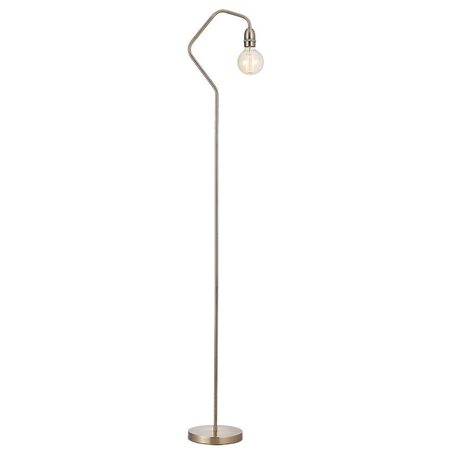 ANT. BRASS VENUS FLOOR LAMP (BULB NOT INCL.)