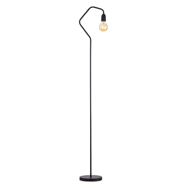 BLACK FINISH VENUS FLOOR LAMP