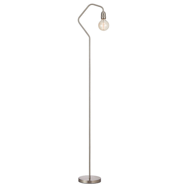 SATIN NICKEL VENUS FLOOR LAMP (BULB NOT INCL.)