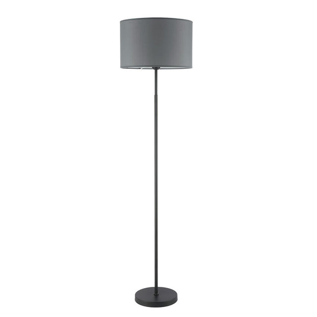 BLACK with GREY SHADE ASHLEY FLOOR LAMP