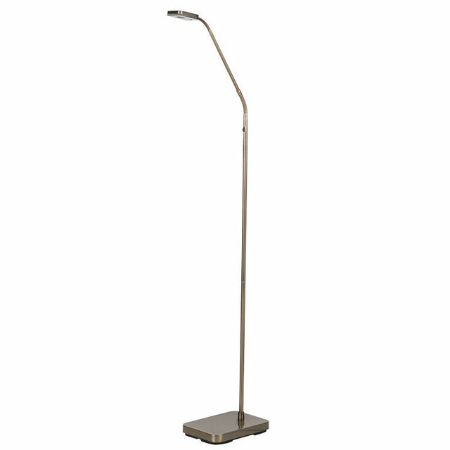 ANTIQUE BRASS LED FLOOR LAMP