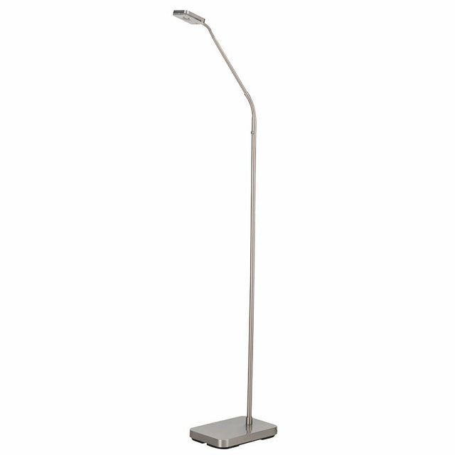 SATIN NICKEL LED FLOOR LAMP